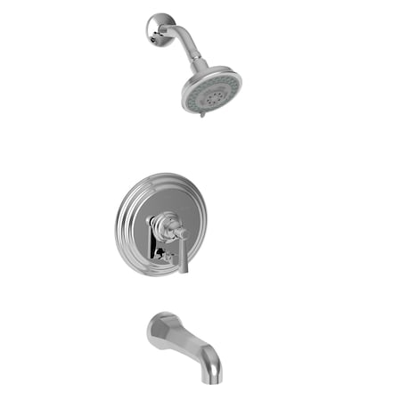 Newport Brass Tub and Shower Trim Set, Antique Nickel, Wall 3-912BP-15A
